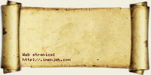 Žanka Velimirović vizit kartica